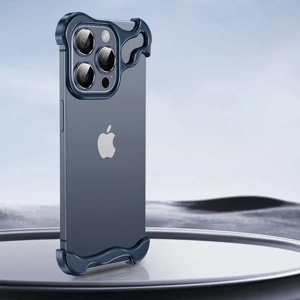 Naked Titanium Alloy Bumper iPhone Case