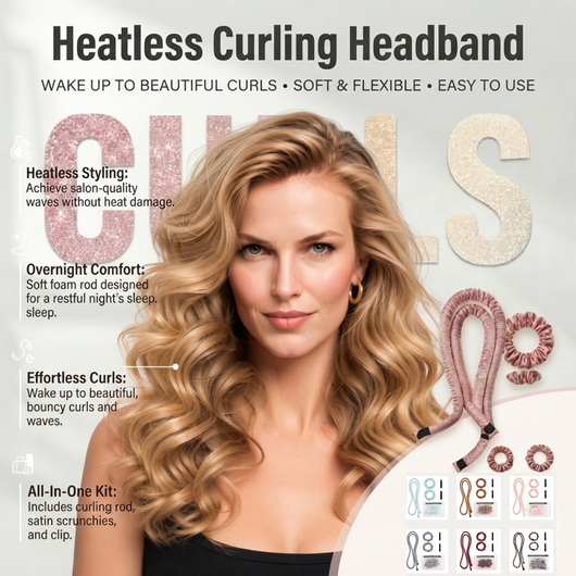 Heatless Curling Headband