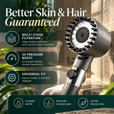 Water Filtered Shower Head