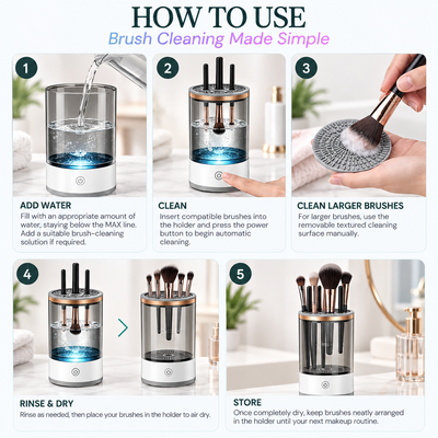 USB Makeup Brush Cleaner and Dryer