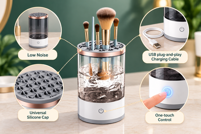 USB Makeup Brush Cleaner and Dryer