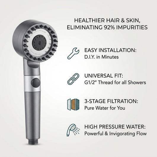 Water Filtered Shower Head