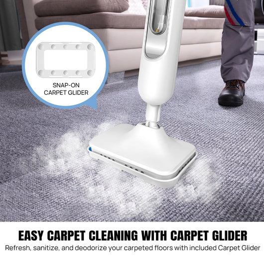 2000W Electric Steam Mop With 400ml Water Tank,Fast Heating, High Steam Output, Cleans All Types Of Floors And Windows, Carpets