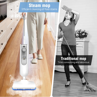 2000W Electric Steam Mop With 400ml Water Tank,Fast Heating, High Steam Output, Cleans All Types Of Floors And Windows, Carpets