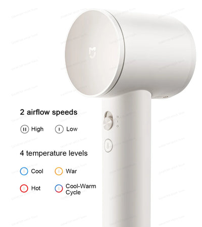 2026 New MIJIA High-Speed Hair Dryer,110000rpm,62m/s Powerful airflow,8 Airflow Mode,347g 4 Color,CN Version With Adapter
