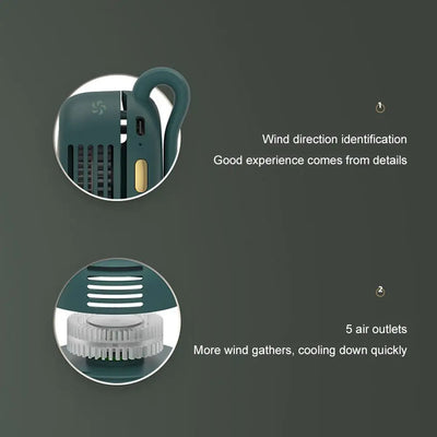 360° Portable Bladeless Mini Fan