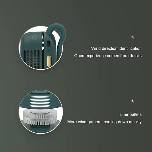 360° Portable Bladeless Mini Fan
