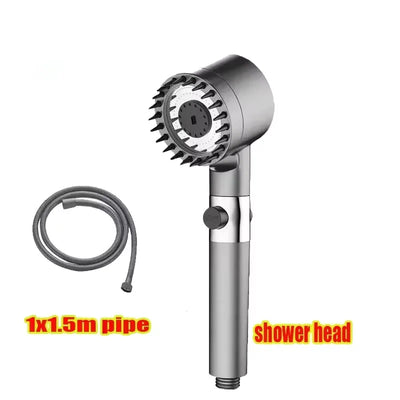 4 Mode Adjustable Shower Head Kit High Pressure Shower Head High Pressure Bathroom Shower Spray With Massage Water Filter