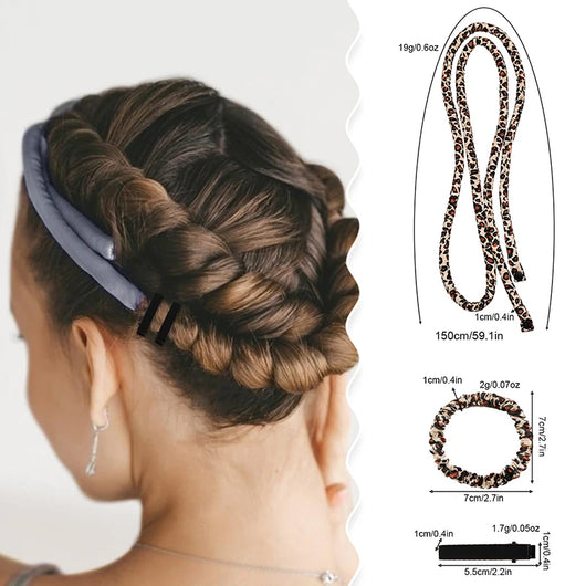 Heatless Curling Rod Headband No Heat Rollers Sleeping Overnight Soft Flexi Rods Multi-color Lazy Hair Curlers Hair Styling Tool