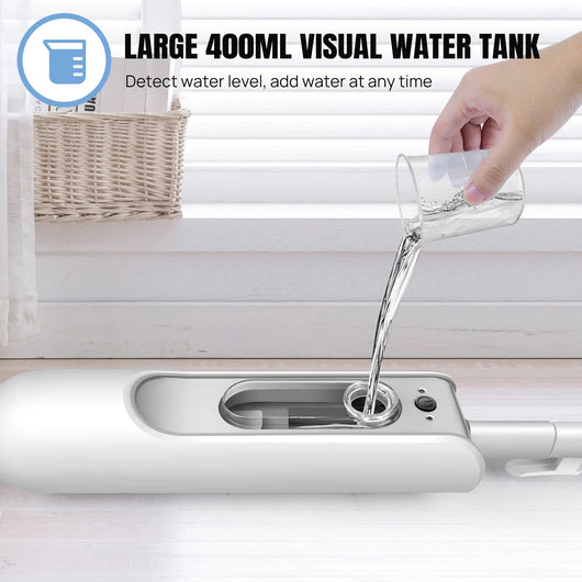 2000W Electric Steam Mop With 400ml Water Tank,Fast Heating, High Steam Output, Cleans All Types Of Floors And Windows, Carpets