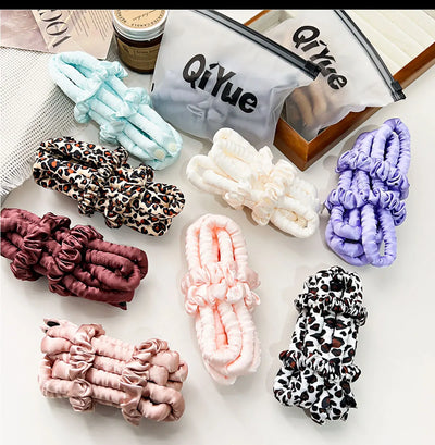 Heatless Curling Rod Headband No Heat Rollers Sleeping Overnight Soft Flexi Rods Multi-color Lazy Hair Curlers Hair Styling Tool