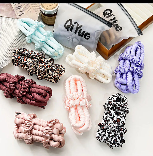 Heatless Curling Rod Headband No Heat Rollers Sleeping Overnight Soft Flexi Rods Multi-color Lazy Hair Curlers Hair Styling Tool