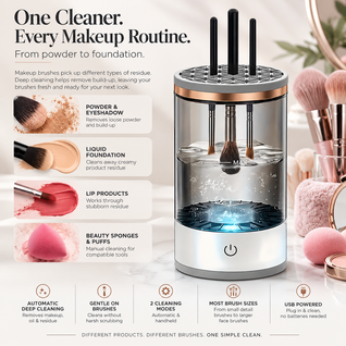 Electric Makeup Brush Cleaner and Dryer