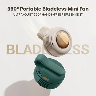 360° Portable Bladeless Mini Fan